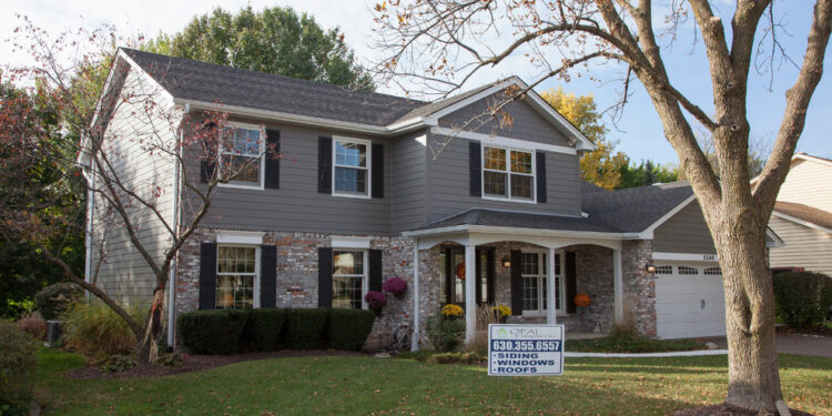 Timeless beauty with Aged Pewter James Hardie Siding - Traditional ...